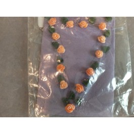 Pacific pink corals and jade leaves loose