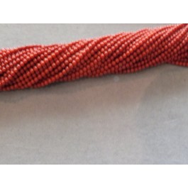  3 mm dyed red coral strands