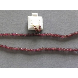 Pink faceted grduated Tourmaline necklace 