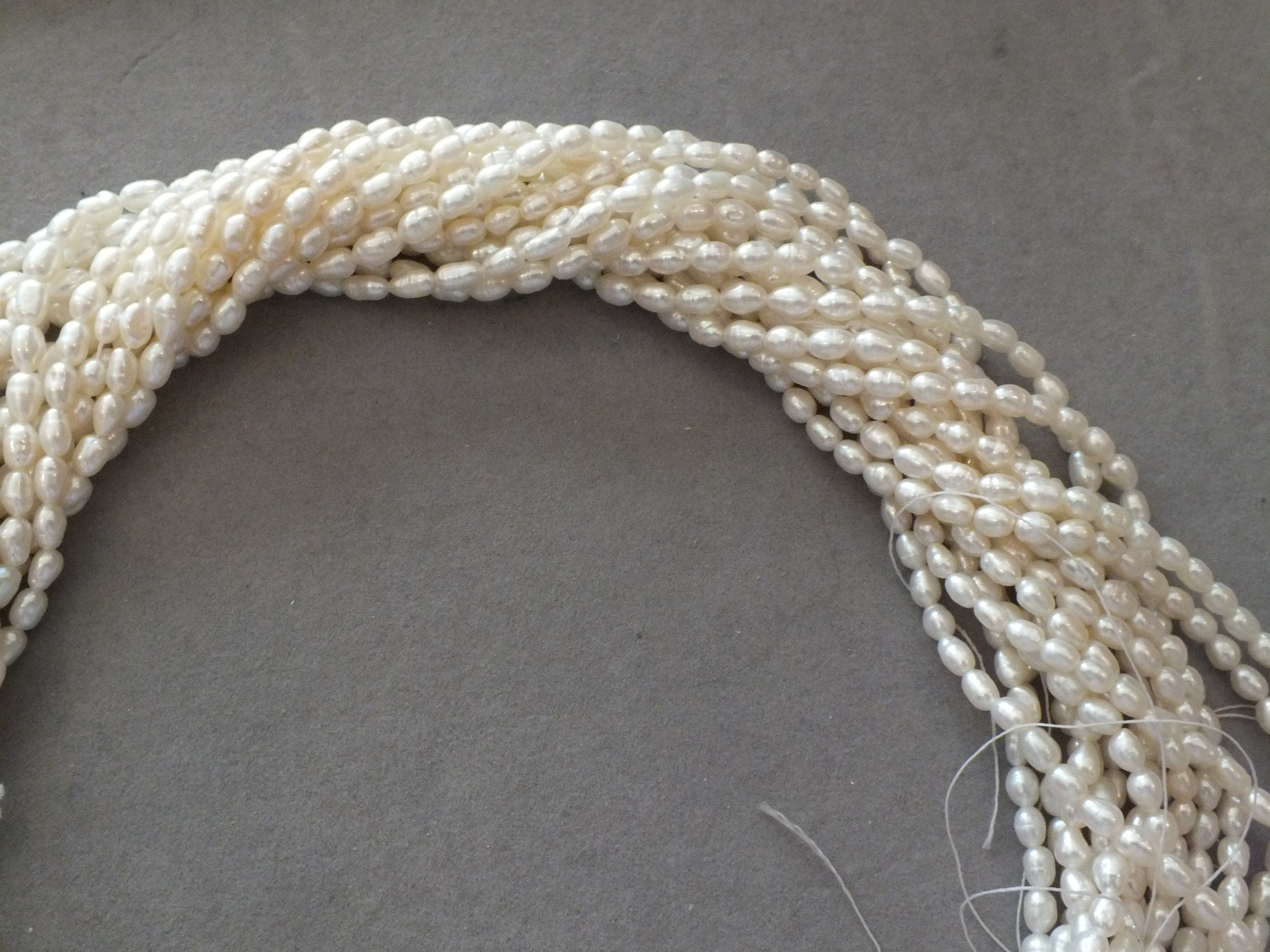 Rice pearl strands