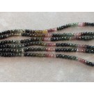 Faceted tourmoline strands