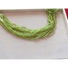 Peridot faceted strands
